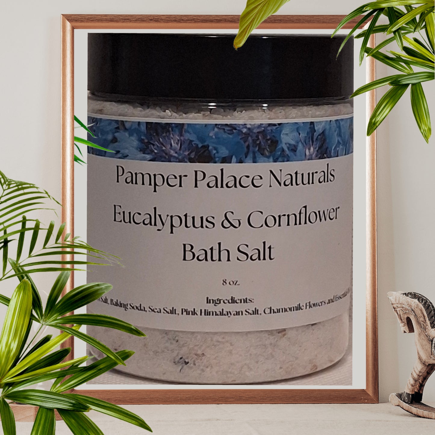 Eucalyptus and Cornflower Bath Salt