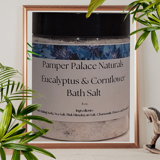 Eucalyptus and Cornflower Bath Salt